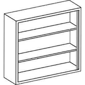 Blickman G35LS Stainless Steel Wall Cabinet with 2 Shelves 35