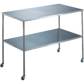 Blickman Howard Stainless Steel Mobile Instrument Table 30