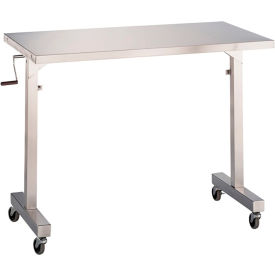 Blickman Stainless Steel Mobile Instrument Table 34 x 36