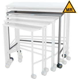Blickman MRI Safe Stainless Steel Mobile Instrument Table 40 x 20