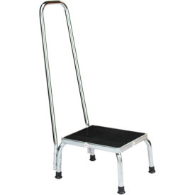 Blickman Step Stool 1260 Stainless Steel w/Handrail 1011261000