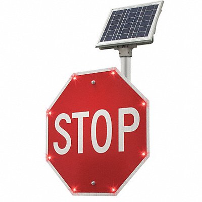 LED Stop Sign Stop Aluminum 24 x 24 MPN:2180-00235