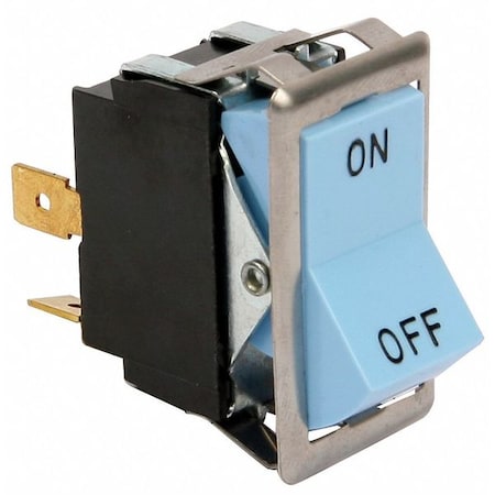Switch, Rocker, Dpst, Blue MPN:6500