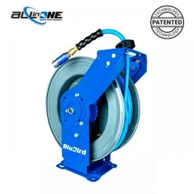 BluBird® All-In-One Dual Arm Air Hose Reel with 1/2