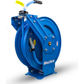 BluBird® Dual Arm Spring Return Air Hose Reel 300 PSI 3/4