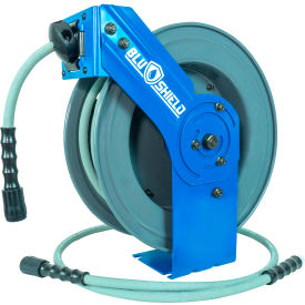 BluShield Rubber Pressure Washing Single Arm Hose Reel 1/4