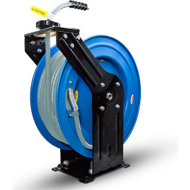BluShield Single Wire Pressure Washer Heavy Duty Dual Arm Hose Reel 3/8