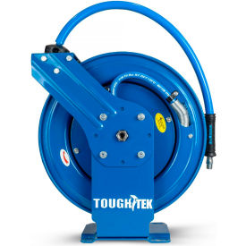 BluShield Tough Tek Rubber Pressure Washing Dual Arm Hose Reel 3/8