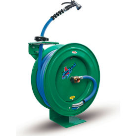 BluSeal HD Retractable Rubber Water Hose Reel 3/4