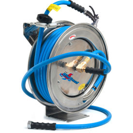 BluSeal Stainless steel Water Hose Reel 1/2