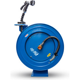 Flo-Lite Retractable Water Hose Reel w/o Nozzle 5/8