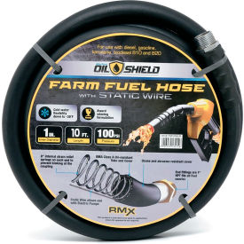 OilShield® Rubber Farm Fuel Transfer Hose with Static Wire 1