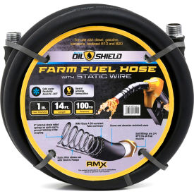 OilShield® Rubber Farm Fuel Transfer Hose with Static Wire 1