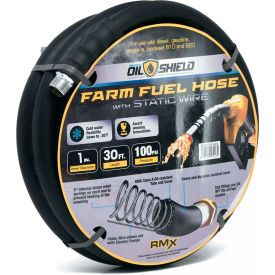 OilShield® Rubber Farm Fuel Transfer Hose with Static Wire 1