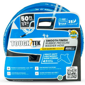 Tough-Tek Rubber Pressure Washing Hose 1/2 x 50'L 4000 PSI TTPW1250-NM