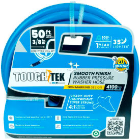 Tough-Tek Rubber Pressure Washer Hose 3/8 x 50'L 4000 PSI TTPW3850-NM