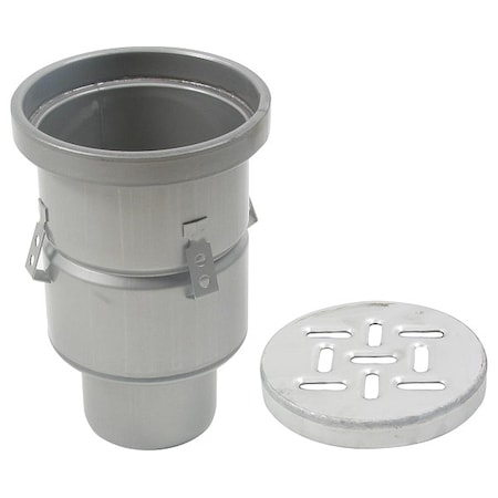 Round Floor Drain, 304 Stainless Steel, 3