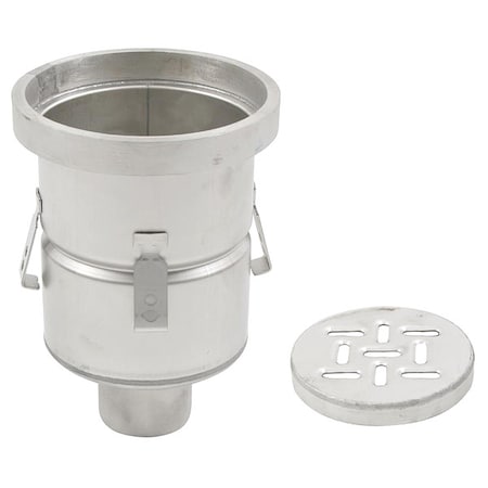 Round Floor Drain, 304 Stainless Steel, 6
