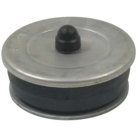 3 in Compression Socket Plug, 316L Stainless Steel, Push-Fit, 1 7/16 in Length MPN:CSP-3