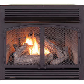 Duluth Forge Dual Fuel Ventless Gas Fireplace Insert 32000 BTU Remote Control FDF400RT-ZC FDF400RT-ZC