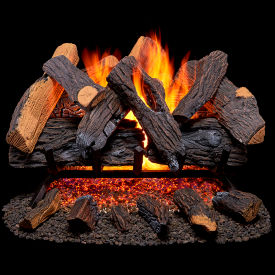 Duluth Forge Vented Natural Gas Fireplace Log Set 24