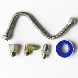 HearthSense Universal Connection Kit For Gas Heating Appliances Sliver HSVFIK