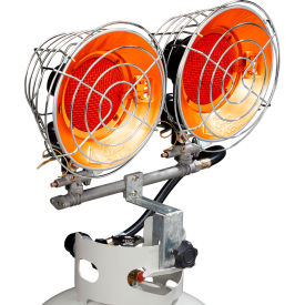 Avenger Infra-Red Tank Top Propane Heater Dual Burner 30000 BTU FBDTP30
