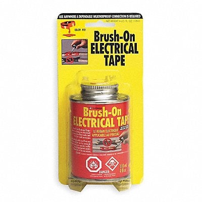 Brush On Electrical Tape Red 4 Oz MPN:BOT58TRI