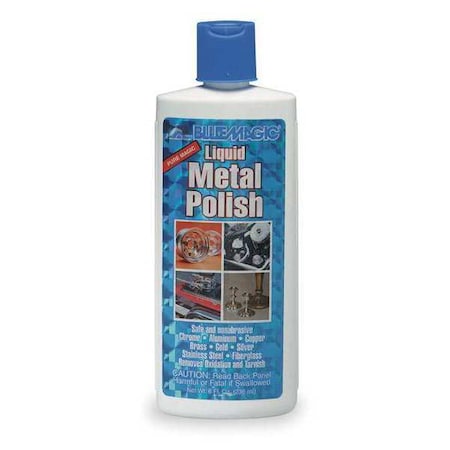 Liquid Metal Polish, Size 8 oz., Bottle MPN:200-06