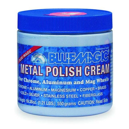 Metal Polish Cream, Tub, 19.25 oz, Ready to Use Paste MPN:500-06