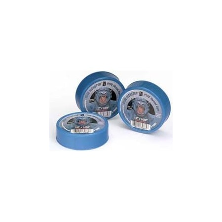 PTFE Thread Sealant Tape, 1/2 in W x 43 ft L, Blue, 0.035 in Thick MPN:70661
