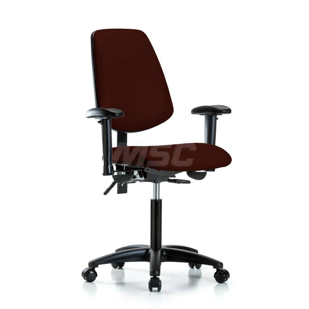 Task Chair: Vinyl, Burgundy MPN:MSC49737