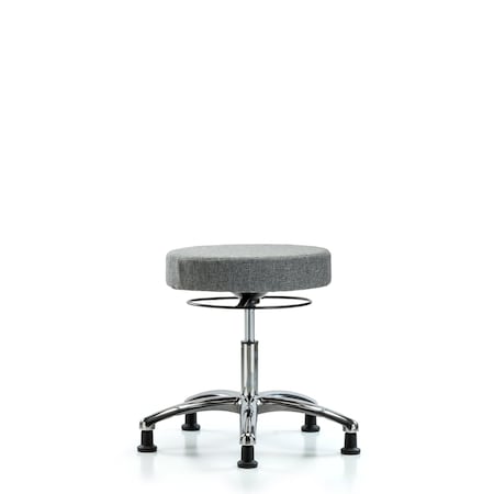 Desk Stool, Chrome, Fabric, Glides, Gry MPN:BR-FDHSO-CR-RG-F44