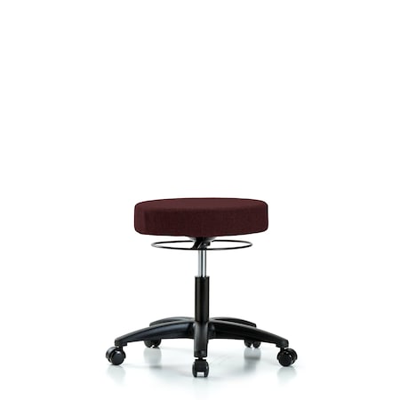 Desk Stool, Fabric, Casters, Bur MPN:BR-FDHSO-RG-RC-F41