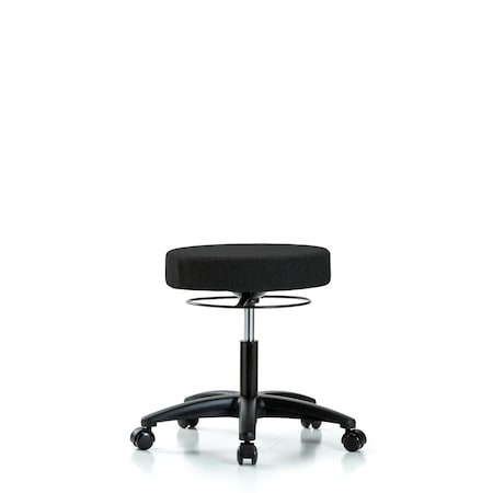 Desk Stool, Fabric, Casters, Blk MPN:BR-FDHSO-RG-RC-F42