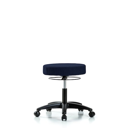 Desk Stool, Fabric, Casters, Nav MPN:BR-FDHSO-RG-RC-F45