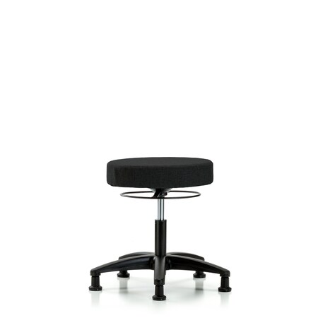 Desk Stool, Fabric, Glides, Blk MPN:BR-FDHSO-RG-RG-F42