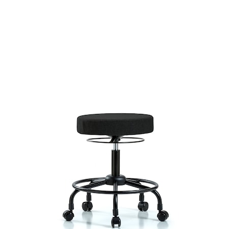 Desk Stool, Fabric, RT, Casters, Blk MPN:BR-FDHSO-RT-RC-F42