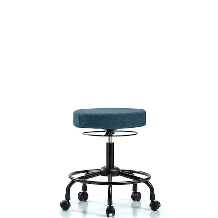 Desk Stool, Fabric, RT, Casters, Blu MPN:BR-FDHSO-RT-RC-F43