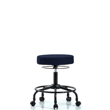 Desk Stool, Fabric, RT, Casters, Nav MPN:BR-FDHSO-RT-RC-F45