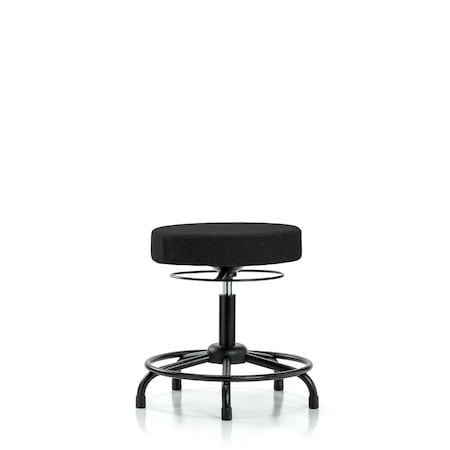 Desk Stool, Fabric, RT, Glides, Blk MPN:BR-FDHSO-RT-RG-F42