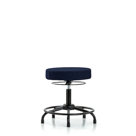 Desk Stool, Fabric, RT, Glides, Nav MPN:BR-FDHSO-RT-RG-F45