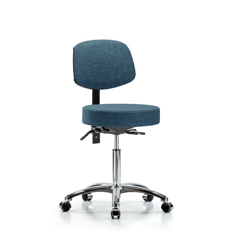 Ben Stool, Med, Fab, Bk Cast, Blu MPN:BR-FMBST-CR-T1-NF-CC-F43