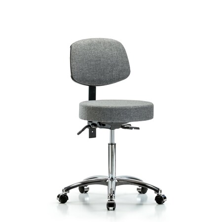 Ben Stool, Med, Fab, Bk Cast, Gry MPN:BR-FMBST-CR-T1-NF-CC-F44