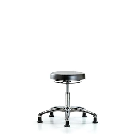 Desk Stool, Chrome, Poly, Glides MPN:BR-PDHSO-CR-RG