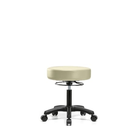 Desk Mini-Stools, Vinyl, Casters, Wht MPN:BR-VDHMS-RG-RC-8501