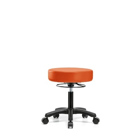Desk Mini-Stools, Vinyl, Casters, Org MPN:BR-VDHMS-RG-RC-8613