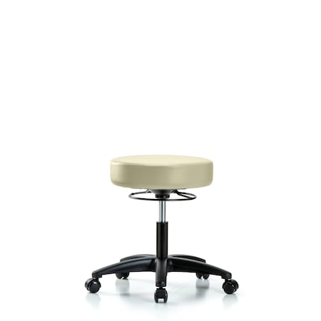 Desk Stool, Vinyl, Casters, Wht MPN:BR-VDHSO-RG-RC-8501