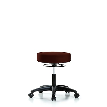 Desk Stool, Vinyl, Casters, Burg MPN:BR-VDHSO-RG-RC-8569