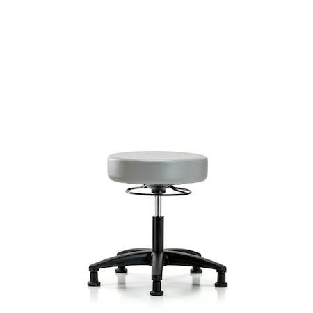 Desk Stool, Vinyl, Glides, Dov MPN:BR-VDHSO-RG-RG-8567